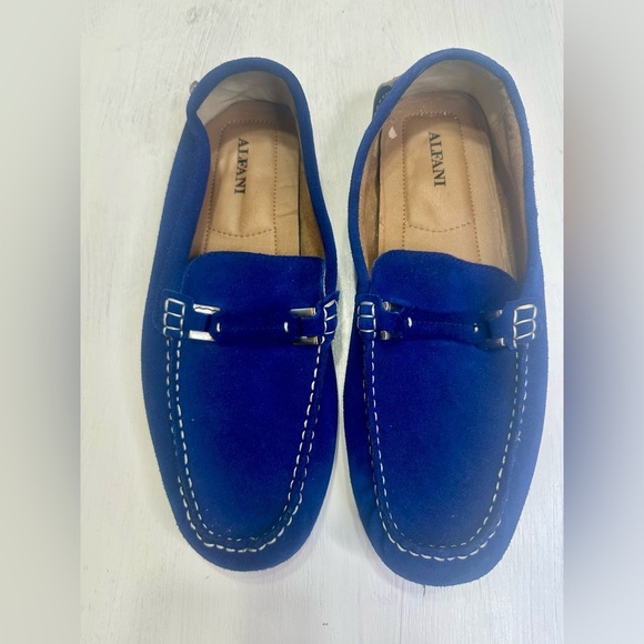 Alfani Draper Blue Suede Driving Loafers – Men’s Size 11M main image 7